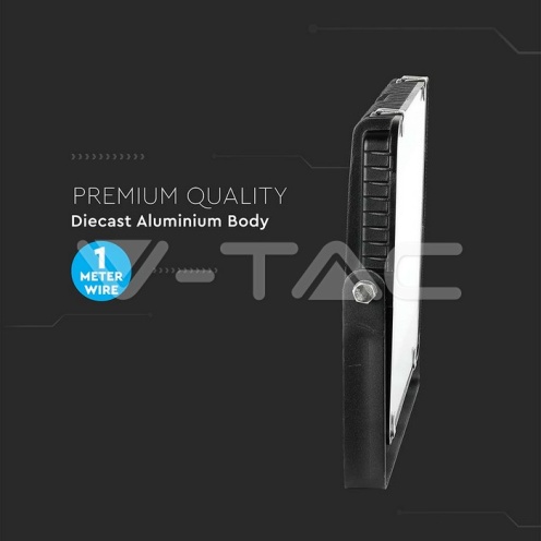 150W LED Прожектор SAMSUNG Чип G2 SMD Slim черно тяло 6500К 17300Lm - изглед 2 - rZ commerce 150W LED Прожектор SAMSUNG Чип G2 SMD Slim черно тяло 6500К 17300Lm - изглед 2