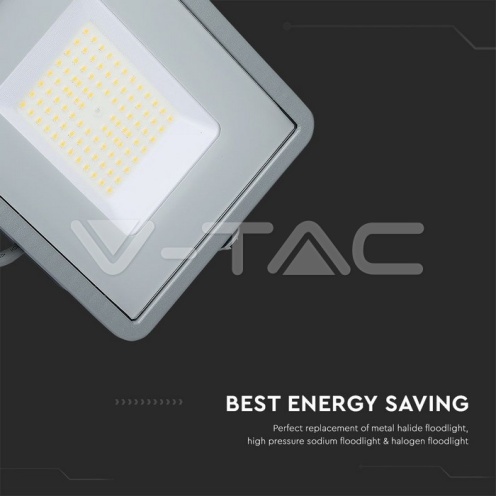 100W LED Прожектор SAMSUNG ЧИП G2 SMD SLIM Сиво Тяло 4000К 120LM/W - изглед 13 - rZ commerce 100W LED Прожектор SAMSUNG ЧИП G2 SMD SLIM Сиво Тяло 4000К 120LM/W - изглед 13