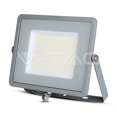 100W LED Прожектор SAMSUNG ЧИП G2 SMD SLIM Сиво Тяло 4000К 120LM/W - изглед 1 - rZ commerce 100W LED Прожектор SAMSUNG ЧИП G2 SMD SLIM Сиво Тяло 4000К 120LM/W - изглед 1
