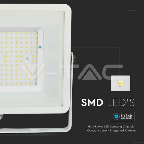 100W LED Прожектор SAMSUNG ЧИП G2 SMD SLIM Бяло Тяло 4000К 120LM/W_new - изглед 11