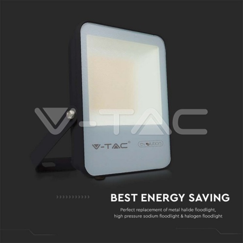 50W LED Прожектор С SAMSUNG ЧИП G8 Черно Тяло 6400К 185LM/W - изглед 5