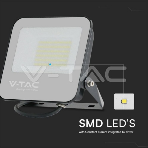 50W LED Прожектор 4000K Черно Тяло Сиво Стъкло 160lm/W 5год. Гаранция - изглед 2 - rZ commerce 50W LED Прожектор 4000K Черно Тяло Сиво Стъкло 160lm/W 5год. Гаранция - изглед 2