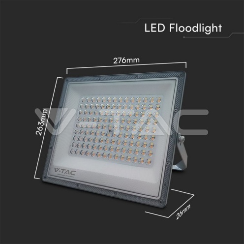 100W LED Прожектор 3в1 Сиво Тяло - изглед 9 - rZ commerce 100W LED Прожектор 3в1 Сиво Тяло - изглед 9