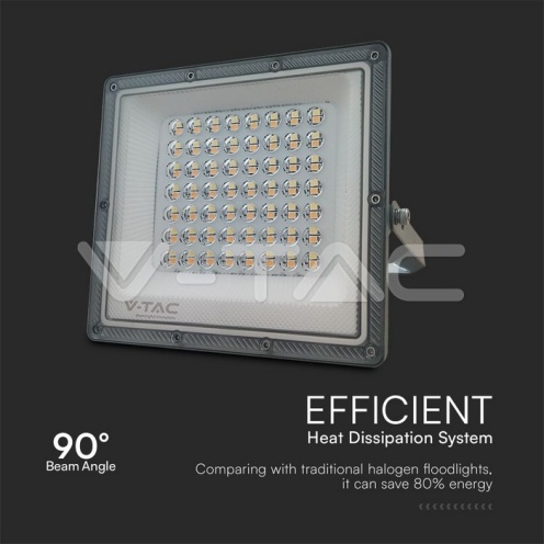 50W LED Прожектор 3в1 Сиво Тяло 5000lm - изглед 6 - rZ commerce 50W LED Прожектор 3в1 Сиво Тяло 5000lm - изглед 6