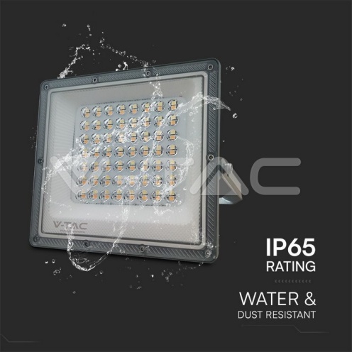 50W LED Прожектор 3в1 Сиво Тяло 5000lm - изглед 8 - rZ commerce 50W LED Прожектор 3в1 Сиво Тяло 5000lm - изглед 8