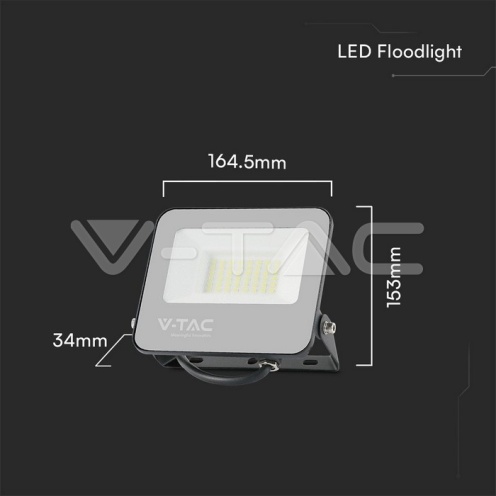 30W Floodlight RGB+W Черен С Контролер IP65 - изглед 8 - rZ commerce 30W Floodlight RGB+W Черен С Контролер IP65 - изглед 8