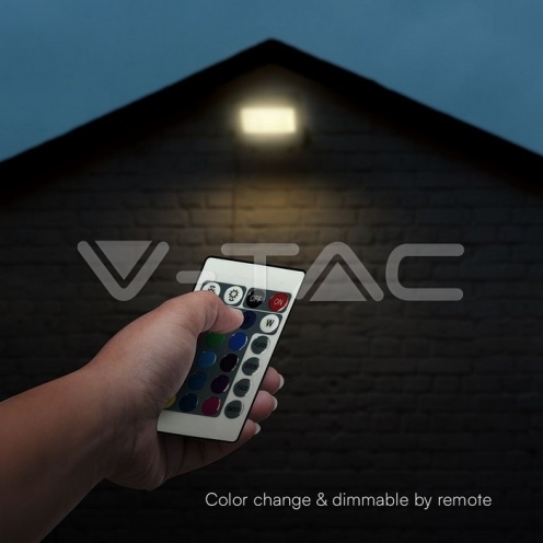50W Floodlight RGB+W Черен С Контролер IP65 - изглед 2 - rZ commerce 50W Floodlight RGB+W Черен С Контролер IP65 - изглед 2