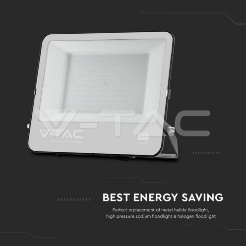 200W LED Прожектор SAMSUNG Чип 1м Кабел Черно Тяло 6400K 17540LM - изглед 4 - rZ commerce 200W LED Прожектор SAMSUNG Чип 1м Кабел Черно Тяло 6400K 17540LM - изглед 4