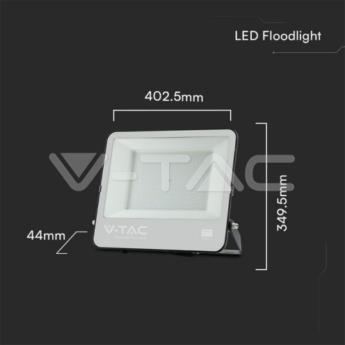 200W LED Прожектор SAMSUNG Чип 1м Кабел Черно Тяло 6400K 17540LM - изглед 7 - rZ commerce 200W LED Прожектор SAMSUNG Чип 1м Кабел Черно Тяло 6400K 17540LM - изглед 7