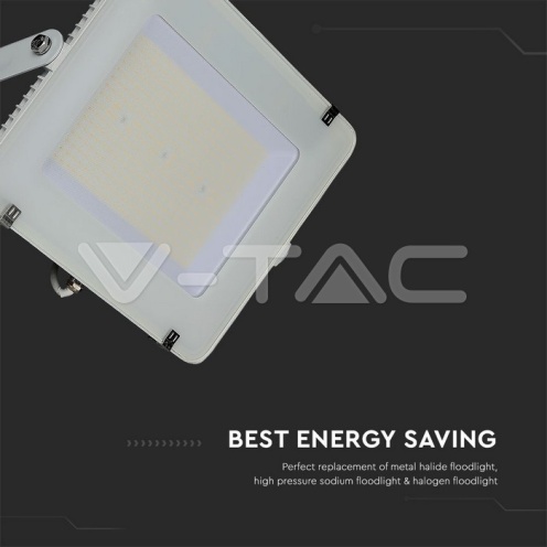 300W LED Прожектор SAMSUNG ЧИП G2 SMD SLIM Бяло Тяло 4000К - изглед 13