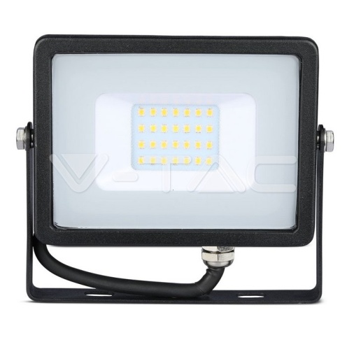 20W LED Прожектор SAMSUNG ЧИП SMD черно тяло 6400К 1600Lm - изглед 1