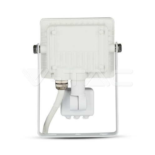 10W LED Прожектор Със Сензор SAMSUNG ЧИП Бяло Тяло 6400К - изглед 9