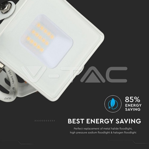 10W LED Прожектор SAMSUNG ЧИП SMD Бяло Тяло 6400К - изглед 14