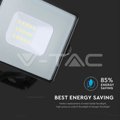10W LED Прожектор SAMSUNG ЧИП SMD Черно Тяло 4000К - изглед 14