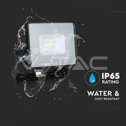 10W LED Прожектор SAMSUNG ЧИП SMD Черно Тяло 4000К - изглед 2