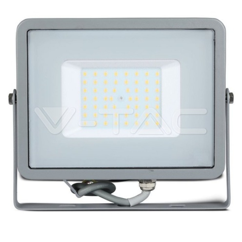 50W LED Прожектор SAMSUNG ЧИП SMD Сиво Тяло 6400К - изглед 7