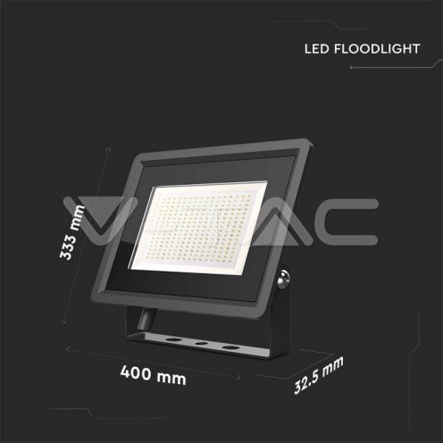 200W LED Прожектор Черно Тяло 6400K - изглед 7