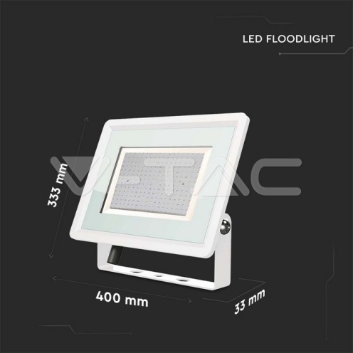 200W LED Прожектор Бяло Тяло 6400K - изглед 7