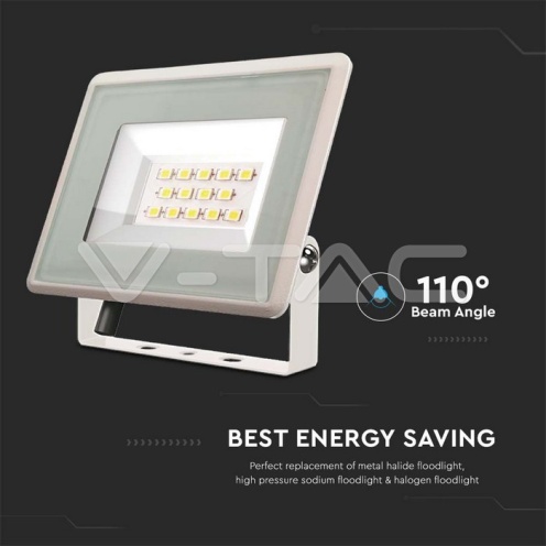 10W LED Прожектор Бяло Тяло 4000K - изглед 4