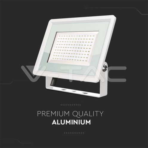 100W LED Прожектор Бяло Тяло 6400K - изглед 6