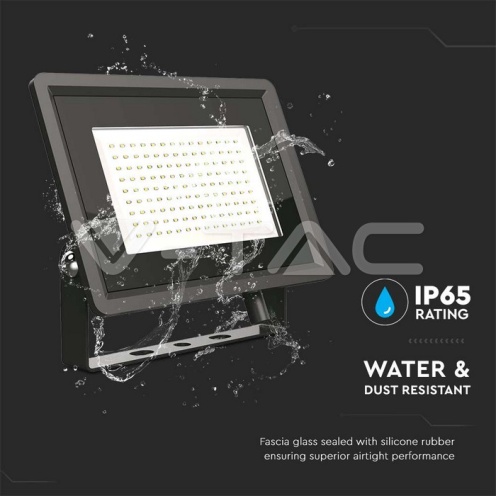 100W LED Прожектор Черно Тяло 6400K - изглед 5