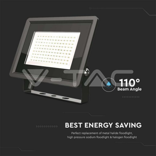 100W LED Прожектор черно тяло 4000K 8700Lm - изглед 4 - rZ commerce 100W LED Прожектор черно тяло 4000K 8700Lm - изглед 4