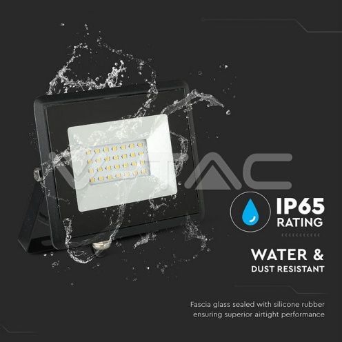 20W LED Прожектор E-Series черно тяло зелен IP65 - изглед 2 - rZ commerce 20W LED Прожектор E-Series черно тяло зелен IP65 - изглед 2