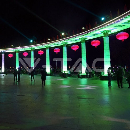 10W LED Прожектор E-Series Черно Тяло Червен IP65 - изглед 5 - rZ commerce 10W LED Прожектор E-Series Черно Тяло Червен IP65 - изглед 5