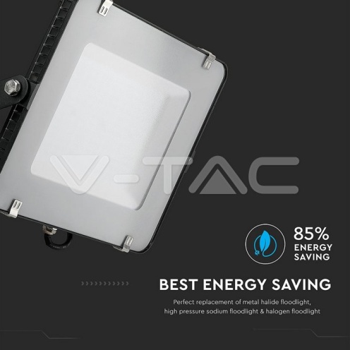 150W LED Прожектор SAMSUNG ЧИП SMD Черно Тяло 4000К - изглед 12