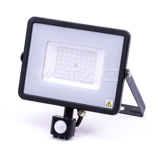 50W LED Прожектор Със Сензор SAMSUNG ЧИП Черно Тяло 3000К - изглед 1 - rZ commerce 50W LED Прожектор Със Сензор SAMSUNG ЧИП Черно Тяло 3000К - изглед 1