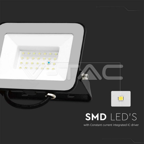 30W LED Прожектор SAMSUNG ЧИП PRO-S Черно Тяло 6500К - изглед 2 - rZ commerce 30W LED Прожектор SAMSUNG ЧИП PRO-S Черно Тяло 6500К - изглед 2