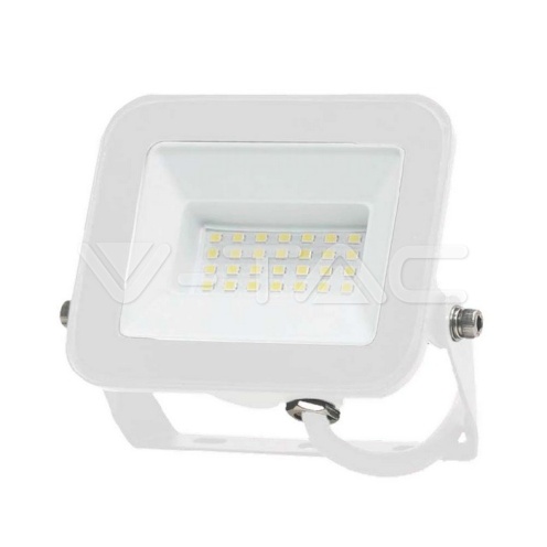 20W LED Прожектор SAMSUNG ЧИП PRO-S Бяло Тяло 4000К - изглед 1