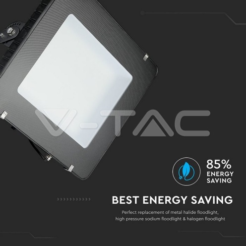 500W LED Прожектор SAMSUNG ЧИП SMD SLIM Черно Тяло 6400К 120LM/W - изглед 14