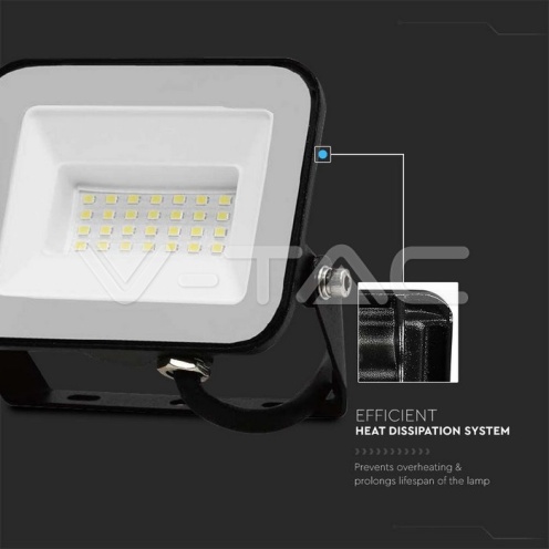 20W LED Прожектор SAMSUNG ЧИП PRO-S черно тяло 4000К 1620Lm - изглед 3 - rZ commerce 20W LED Прожектор SAMSUNG ЧИП PRO-S черно тяло 4000К 1620Lm - изглед 3