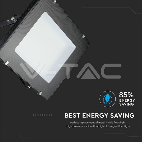400W LED Прожектор SAMSUNG ЧИП SMD SLIM Черно Тяло 6400К 120LM/W - изглед 14