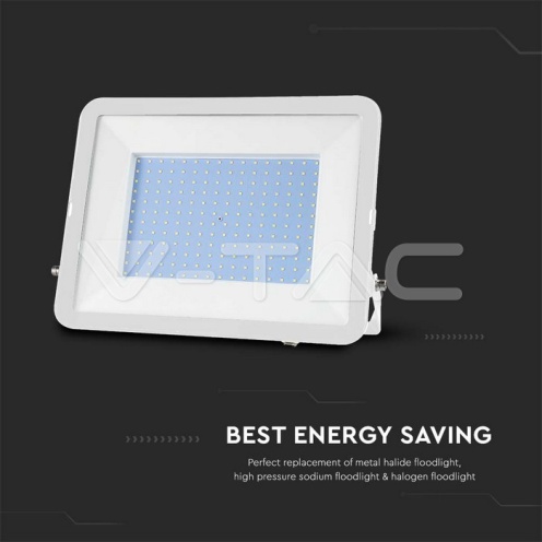 200W LED Прожектор SAMSUNG Чип PRO-S бяло тяло 6500К 17540Lm - изглед 4 - rZ commerce 200W LED Прожектор SAMSUNG Чип PRO-S бяло тяло 6500К 17540Lm - изглед 4