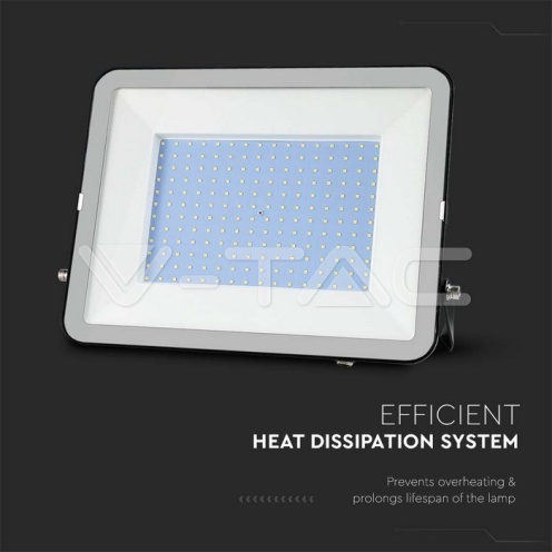 300W LED Прожектор SAMSUNG Чип PRO-S черно тяло 6500К 26390Lm - изглед 3 - rZ commerce 300W LED Прожектор SAMSUNG Чип PRO-S черно тяло 6500К 26390Lm - изглед 3