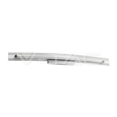 12W LED Стенна/Таванна Лампа Стъкло/Хром 4000К - изглед 1 - rZ commerce 12W LED Стенна/Таванна Лампа Стъкло/Хром 4000К - изглед 1