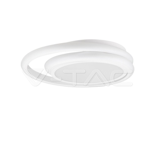 LED Осветител 24W плафон 4000К бял двоен кръг 2560Lm - изглед 1
